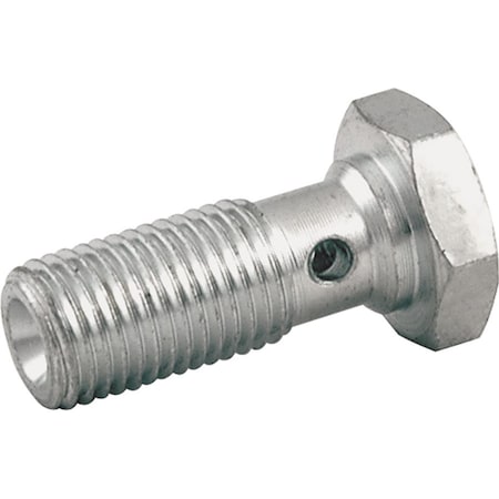 Allstar Performance 0.37 in.-24 Banjo Bolts; Nickel Plated, 2PK ALL50070